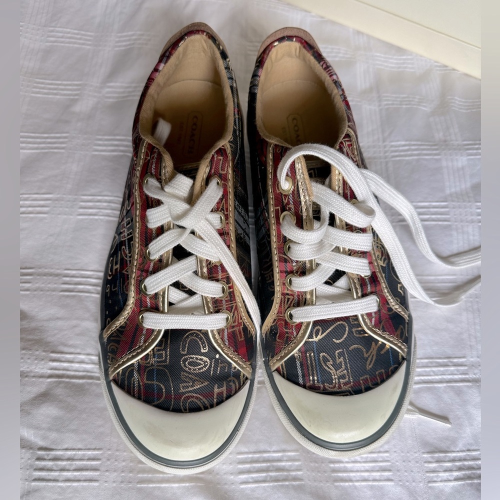 Coach Sneakers, Multi-color, Size 8